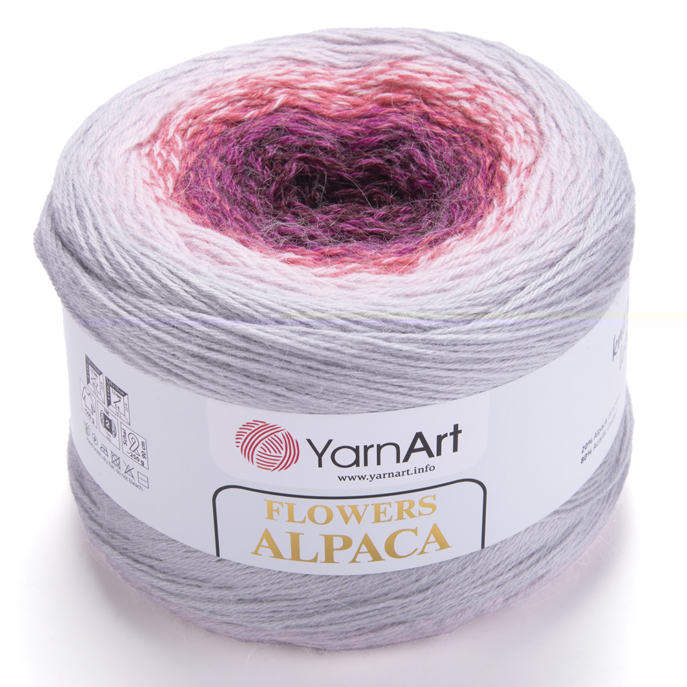 Пряжа Yarnart Flowers Alpaca цвет 408