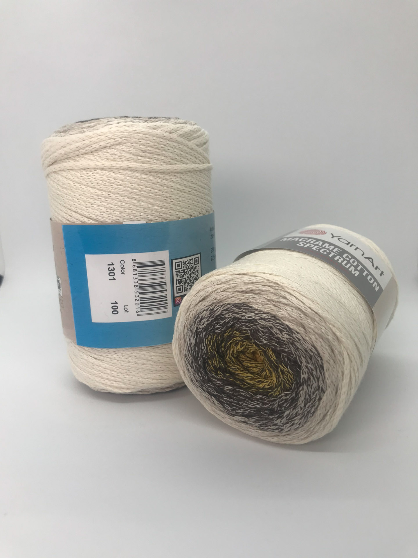 Пряжа YarnArt Macrame Cotton Spectrum цвет 1301