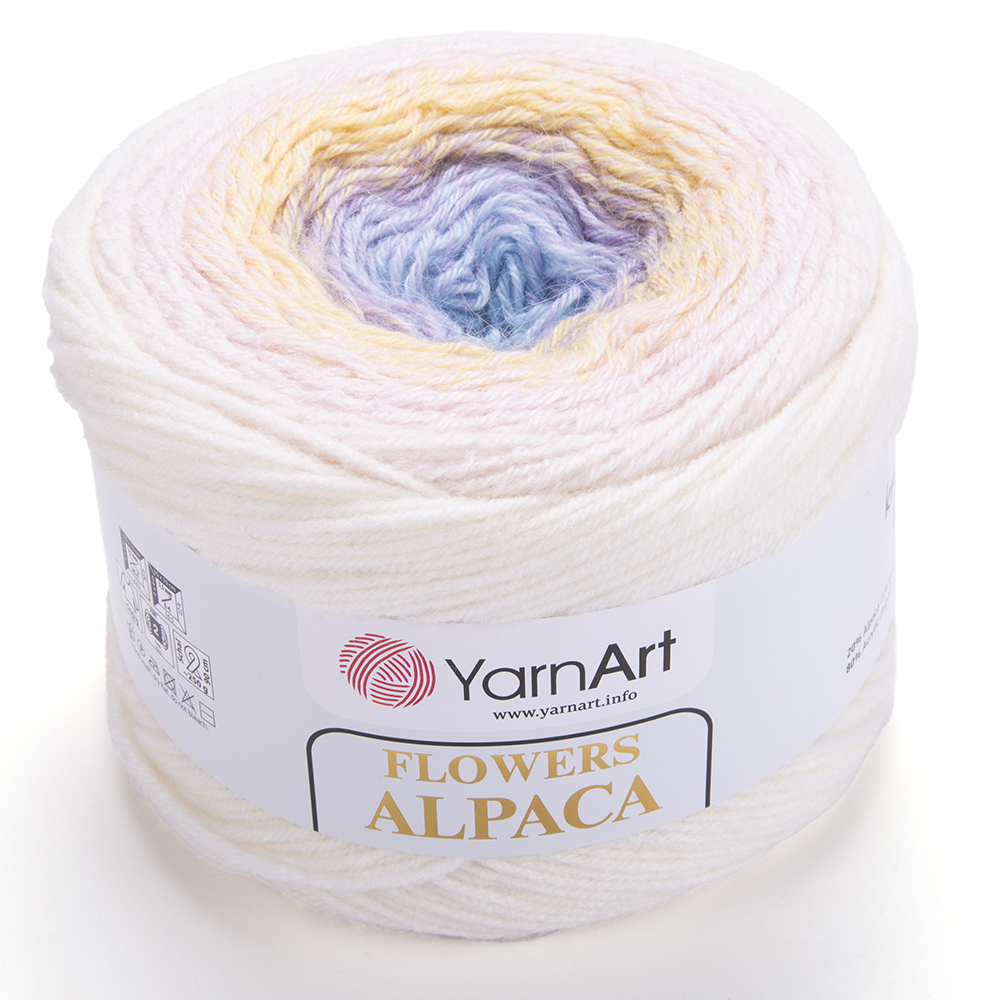 Пряжа Yarnart Flowers Alpaca цвет 402