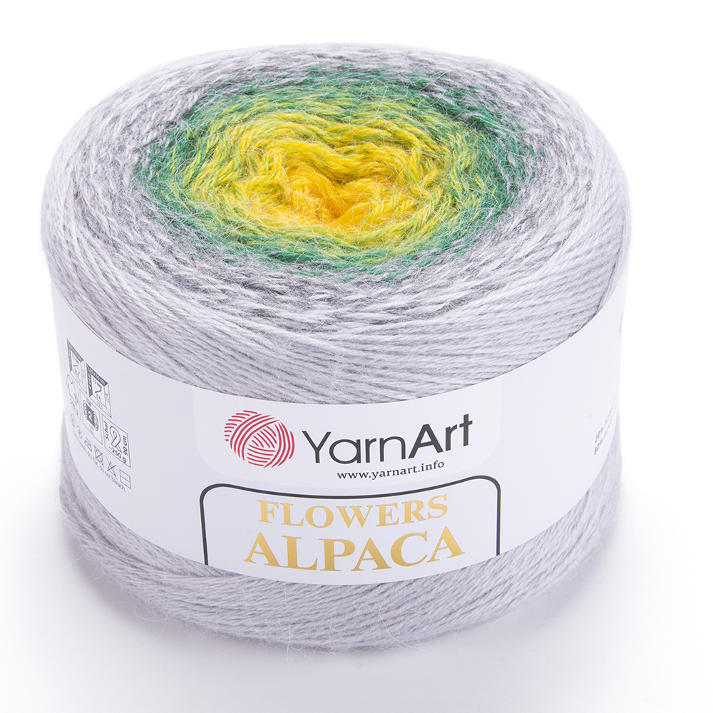 Пряжа Yarnart Flowers Alpaca цвет 424