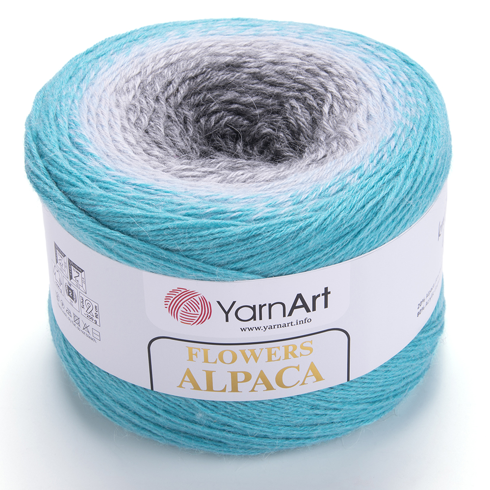 Пряжа Yarnart Flowers Alpaca цвет 412