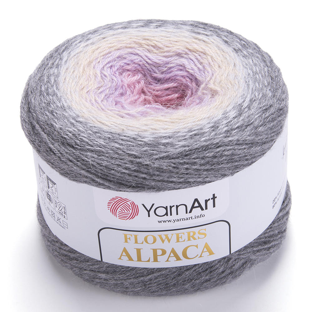 Пряжа Yarnart Flowers Alpaca цвет 413