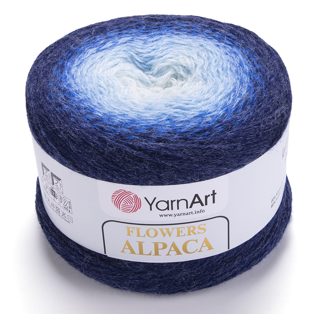 Пряжа Yarnart Flowers Alpaca цвет 409