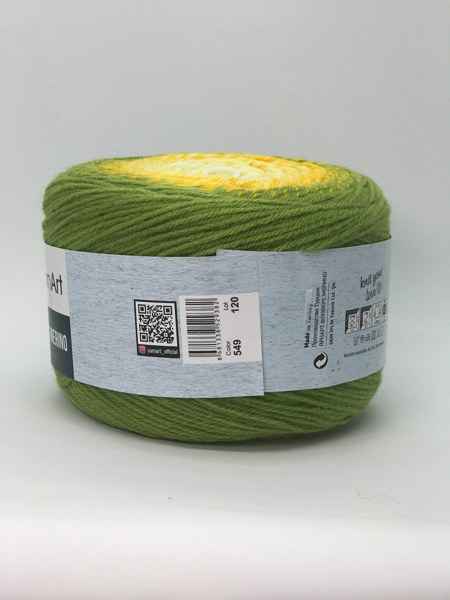 Пряжа Yarnart FLOWERS MERINO цвет 549