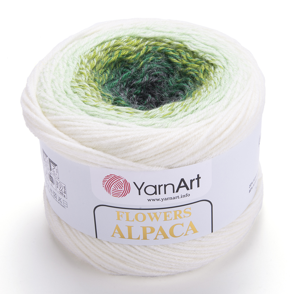 Пряжа Yarnart Flowers Alpaca цвет 401