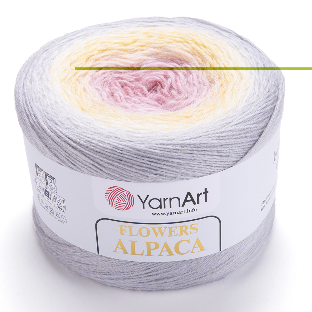 Пряжа Yarnart Flowers Alpaca цвет 404