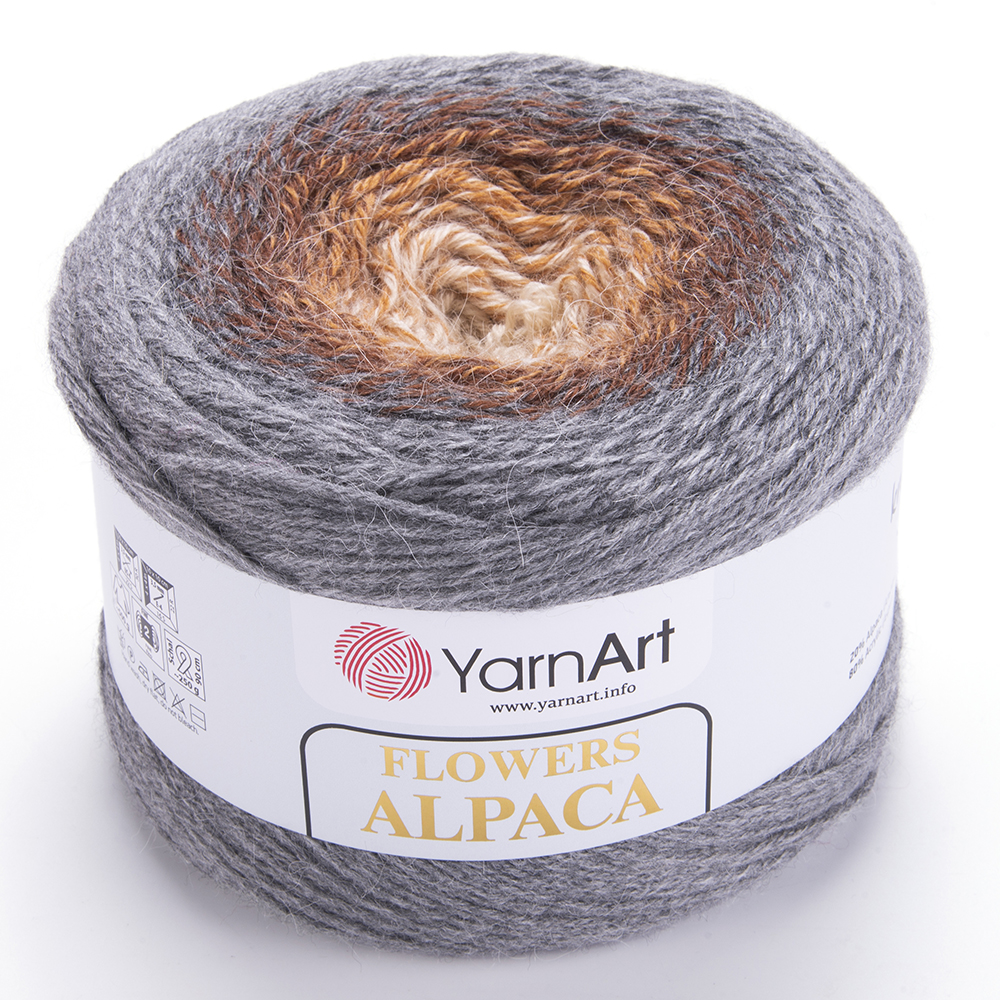 Пряжа Yarnart Flowers Alpaca цвет 428