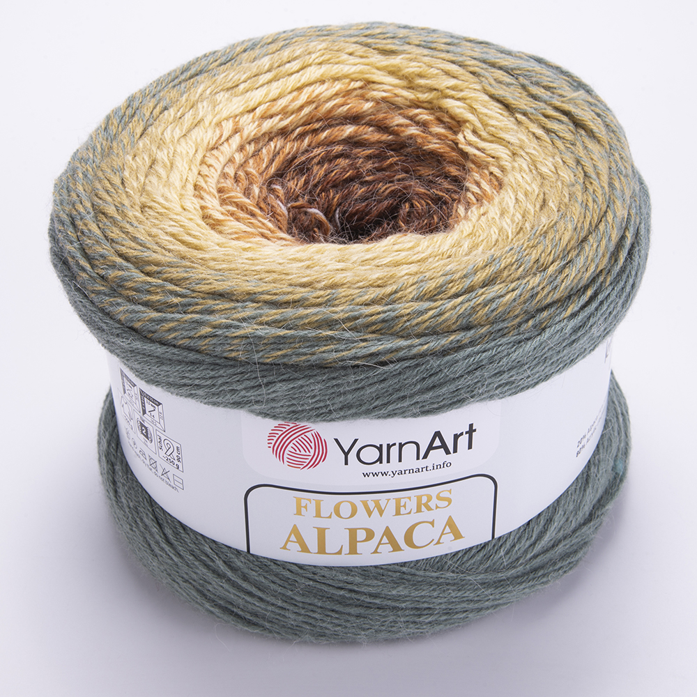 Пряжа Yarnart Flowers Alpaca цвет 416