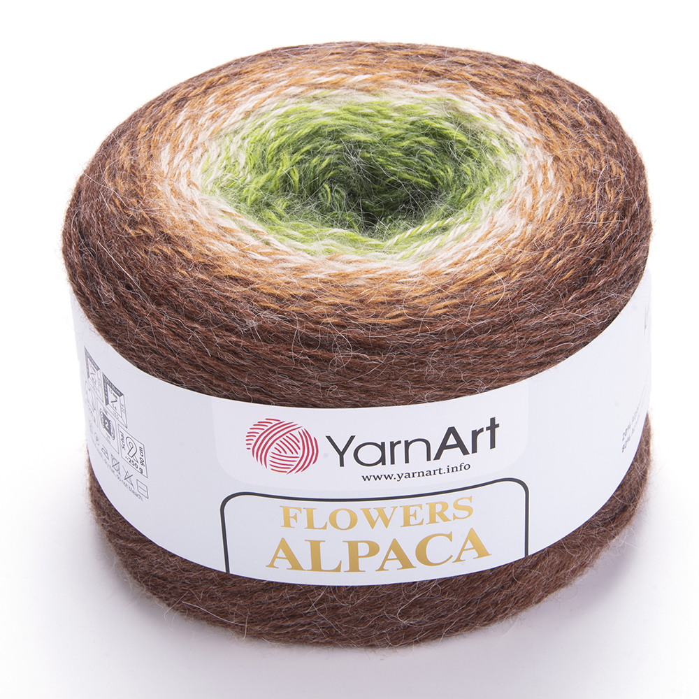 Пряжа Yarnart Flowers Alpaca цвет 425