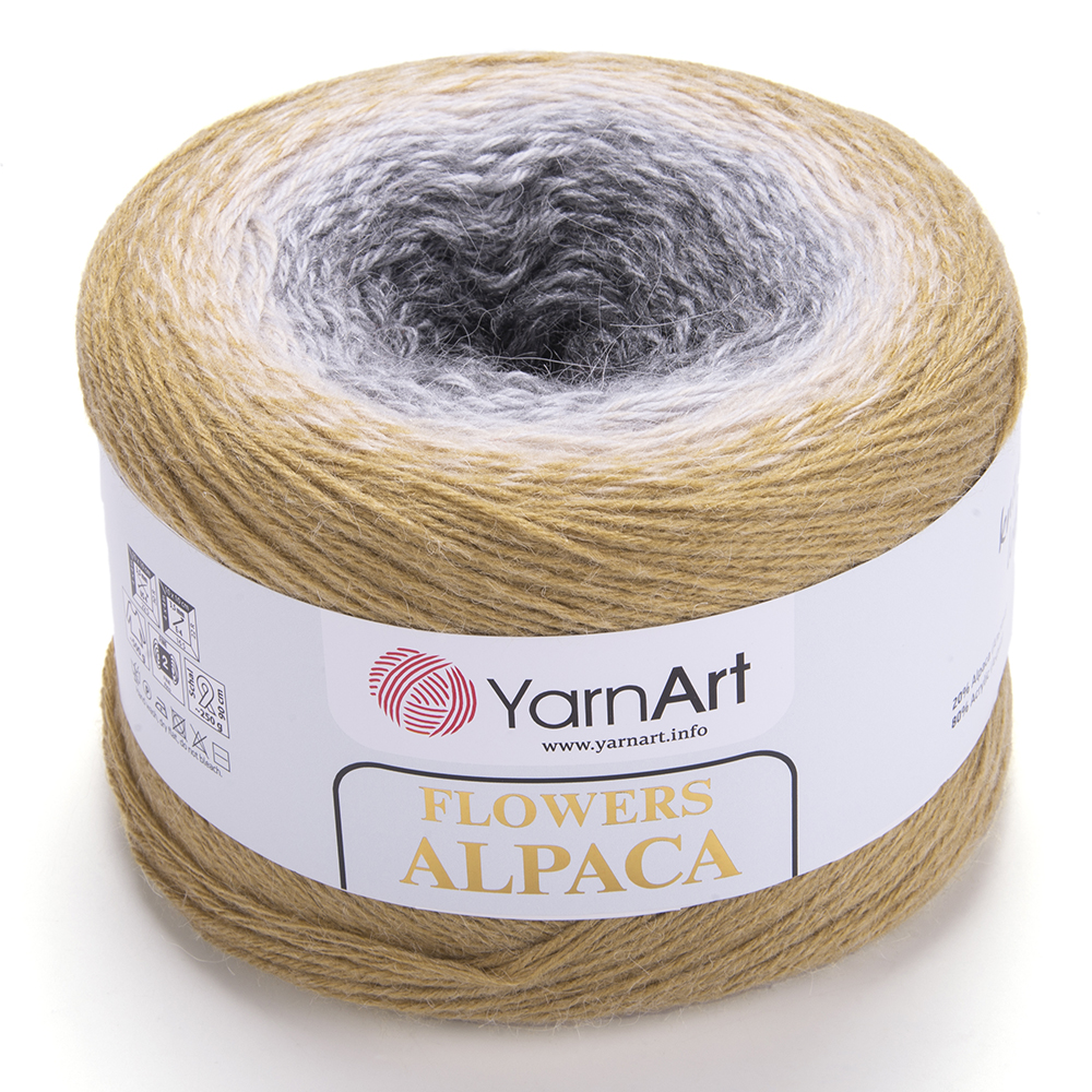 Пряжа Yarnart Flowers Alpaca цвет 411