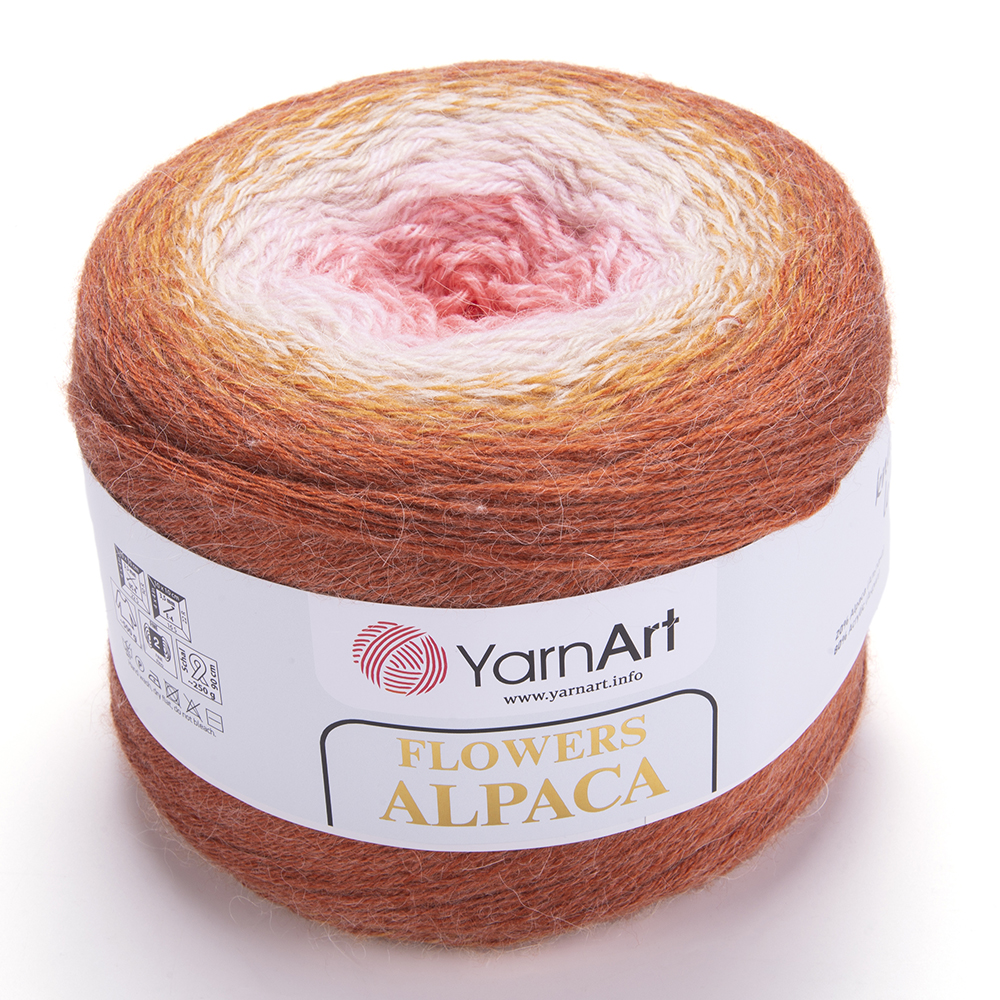 Пряжа Yarnart Flowers Alpaca цвет 414