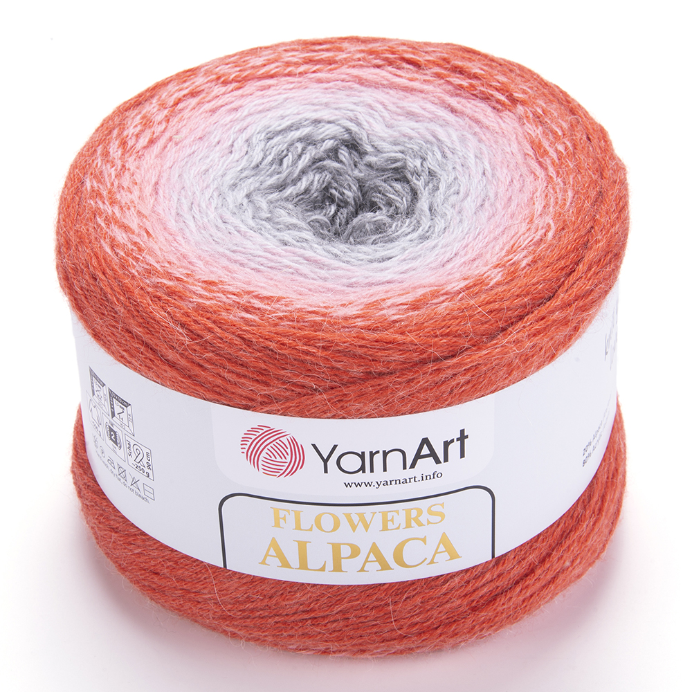 Пряжа Yarnart Flowers Alpaca цвет 421