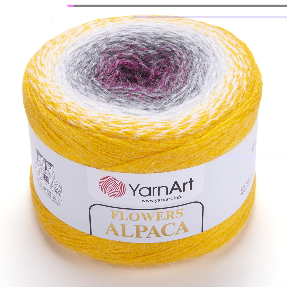 Пряжа Yarnart Flowers Alpaca цвет 403