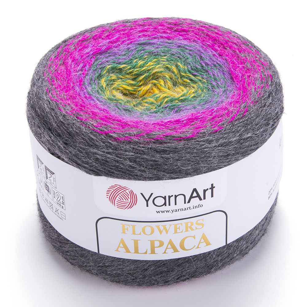 Пряжа Yarnart Flowers Alpaca цвет 423