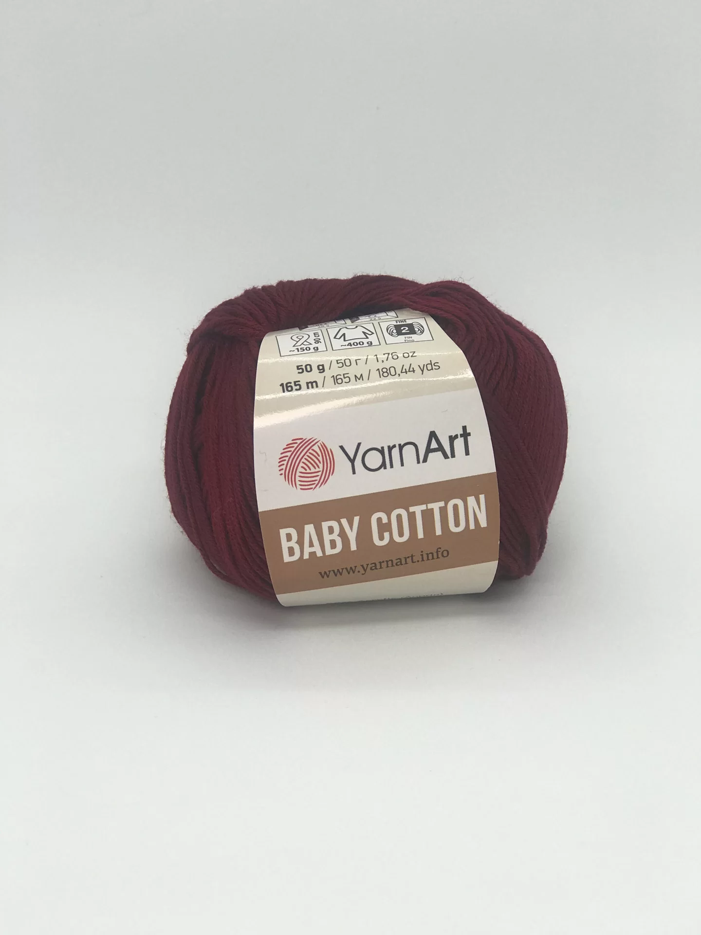 На фото Пряжа YarnArt Baby Cotton цвет 428