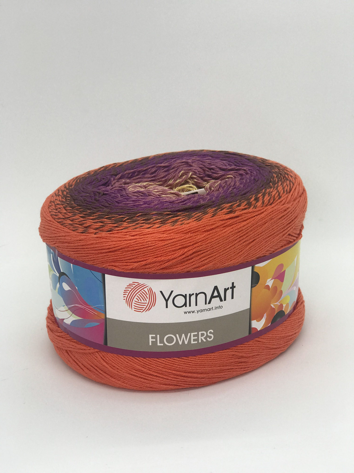 Пряжа Yarnart FLOWERS цвет 295