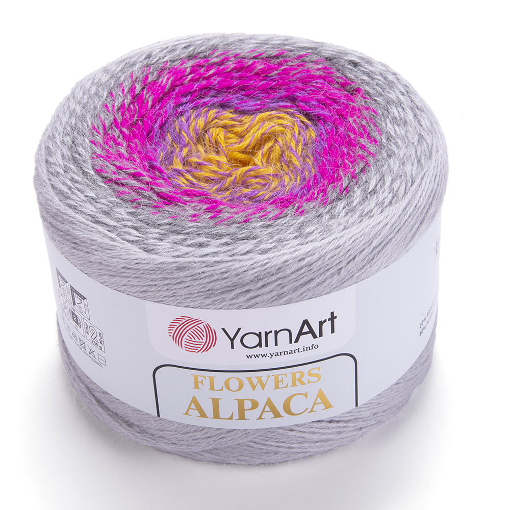 Пряжа Yarnart Flowers Alpaca цвет 415