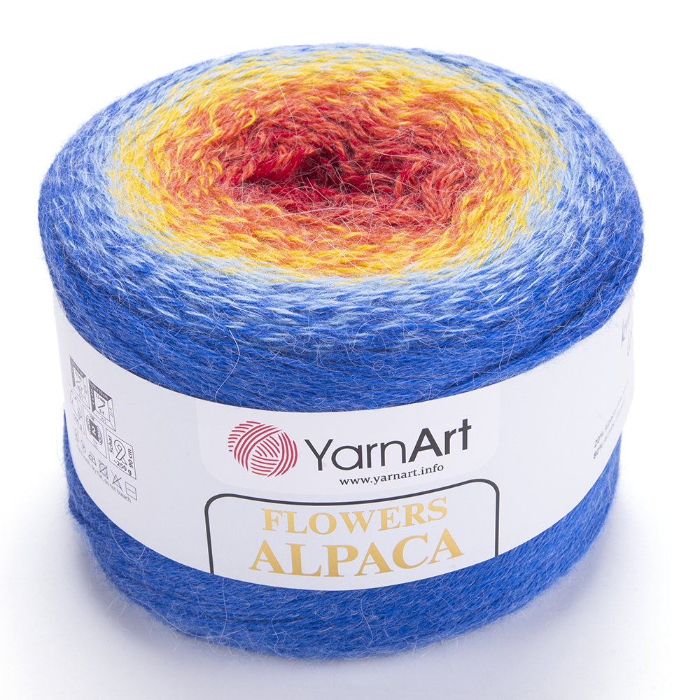 Пряжа Yarnart Flowers Alpaca цвет 432