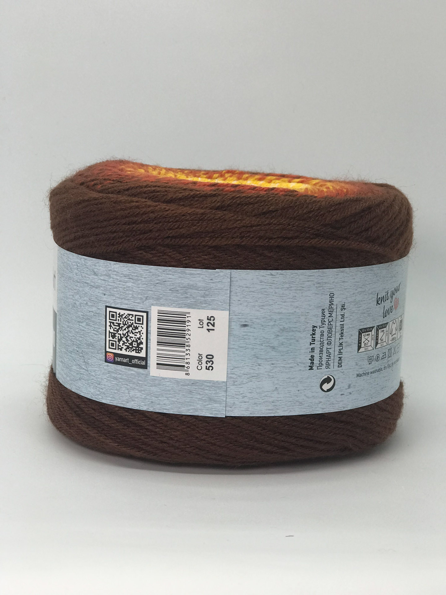 Пряжа Yarnart FLOWERS MERINO цвет 530